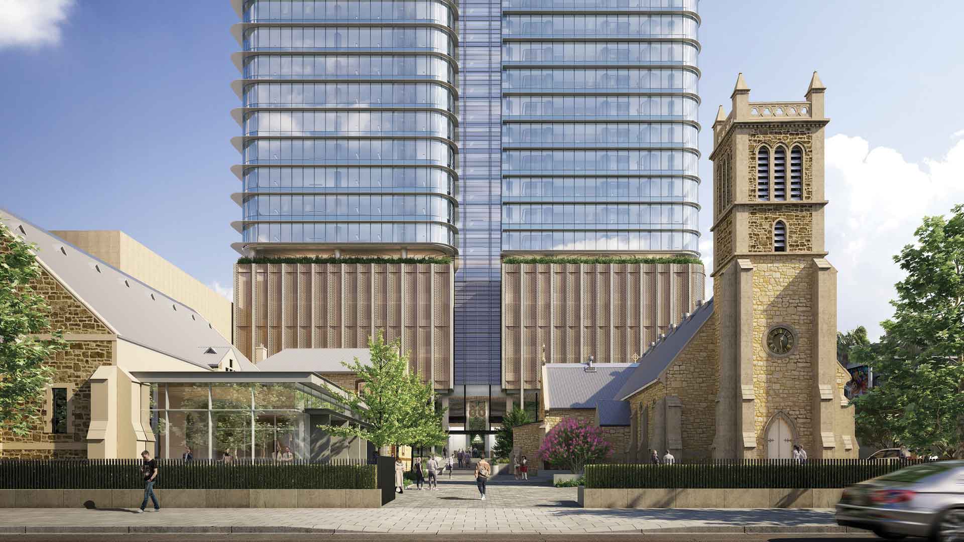 Site Redevelopment Trinity Church Adelaide